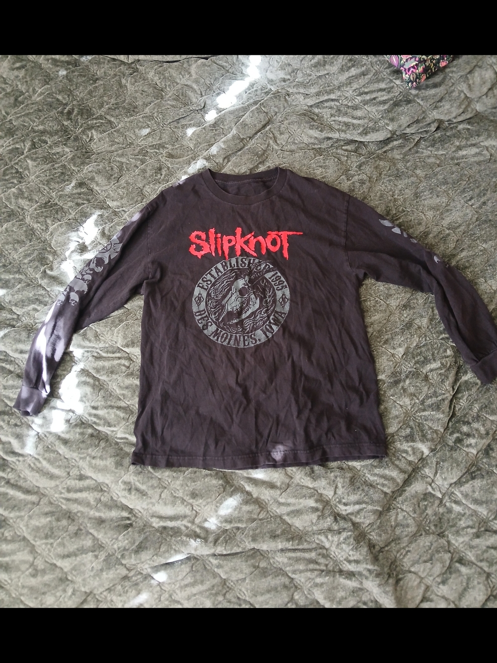 Slipknot Black Long Sleeve Band Tee